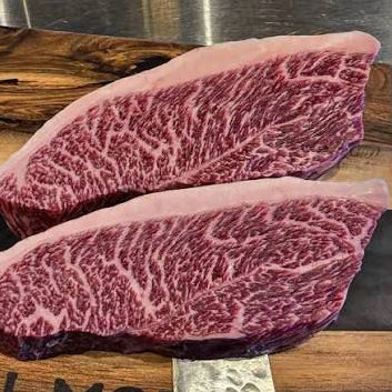 Up to 50% off - M9+ Australian Wagyu Striploin Steaks 1kg
